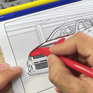 LIBRO PARA COLOREAR +20 COCHES ICÓNICOS